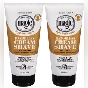 BALD HEAD‎ MAINTENANCE Men’s Magic Razorless Shave Cream | Works in 4 Minutes
